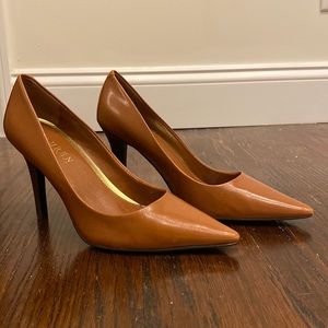 Ralph Lauren Brown Leather Pump Size 7